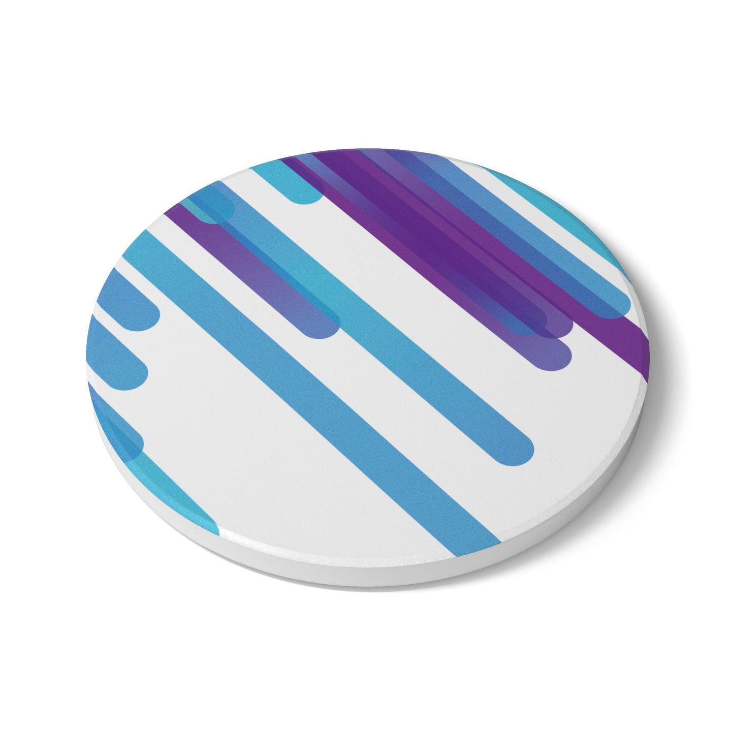 Ceramic Coaster - cloudy purple daze