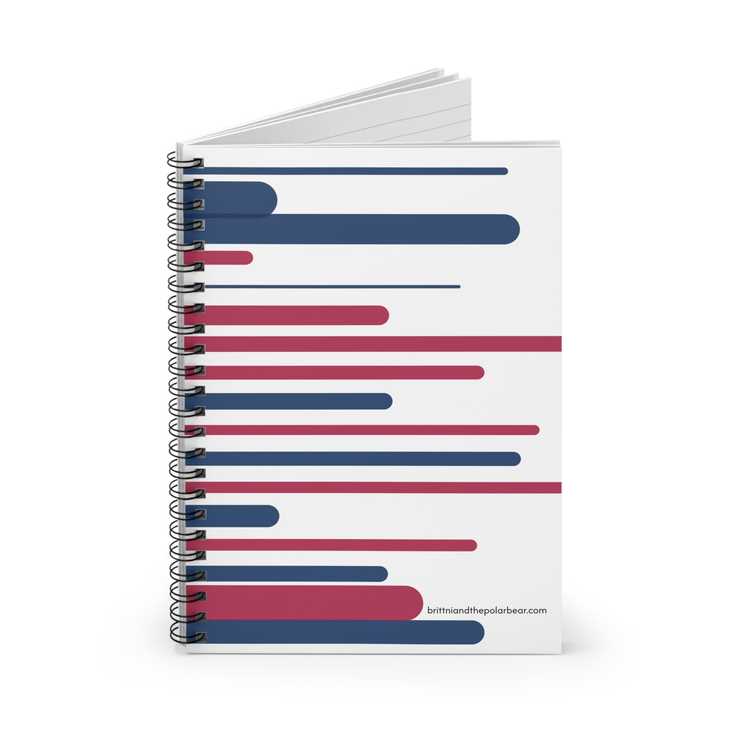 Spiral Notebook with Rule Lined Paper - usa v20.2.5 (Rotated Left)