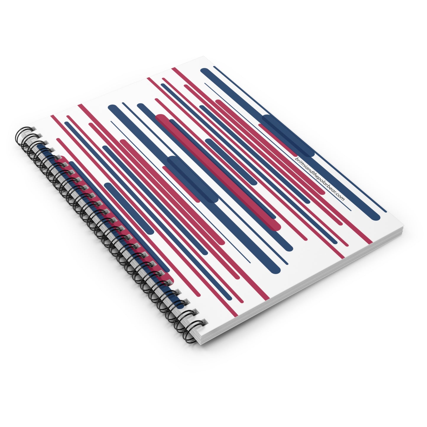 Spiral Notebook with Rule Lined Paper - usa v20.2.5 (Pattern 1)