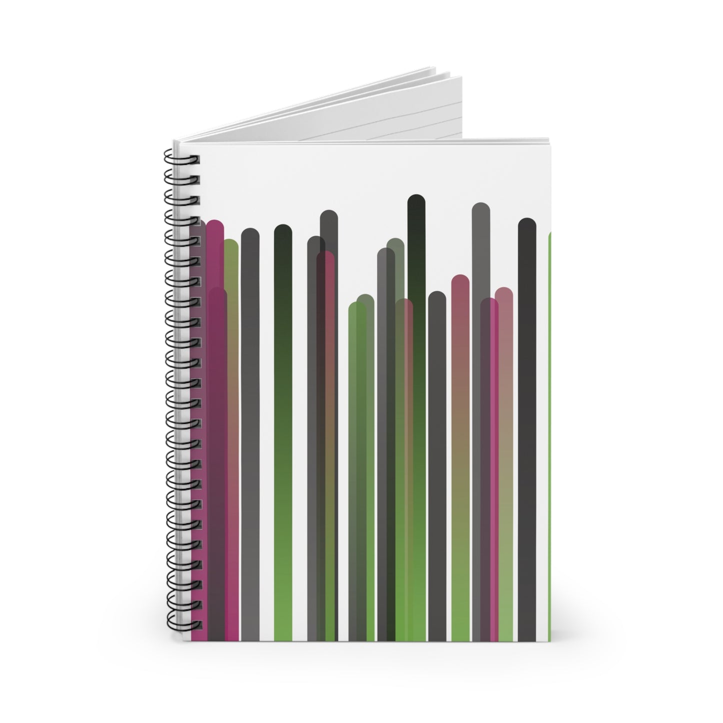 Spiral Notebook with Rule Lined Paper - i hope you're happy - Inverted