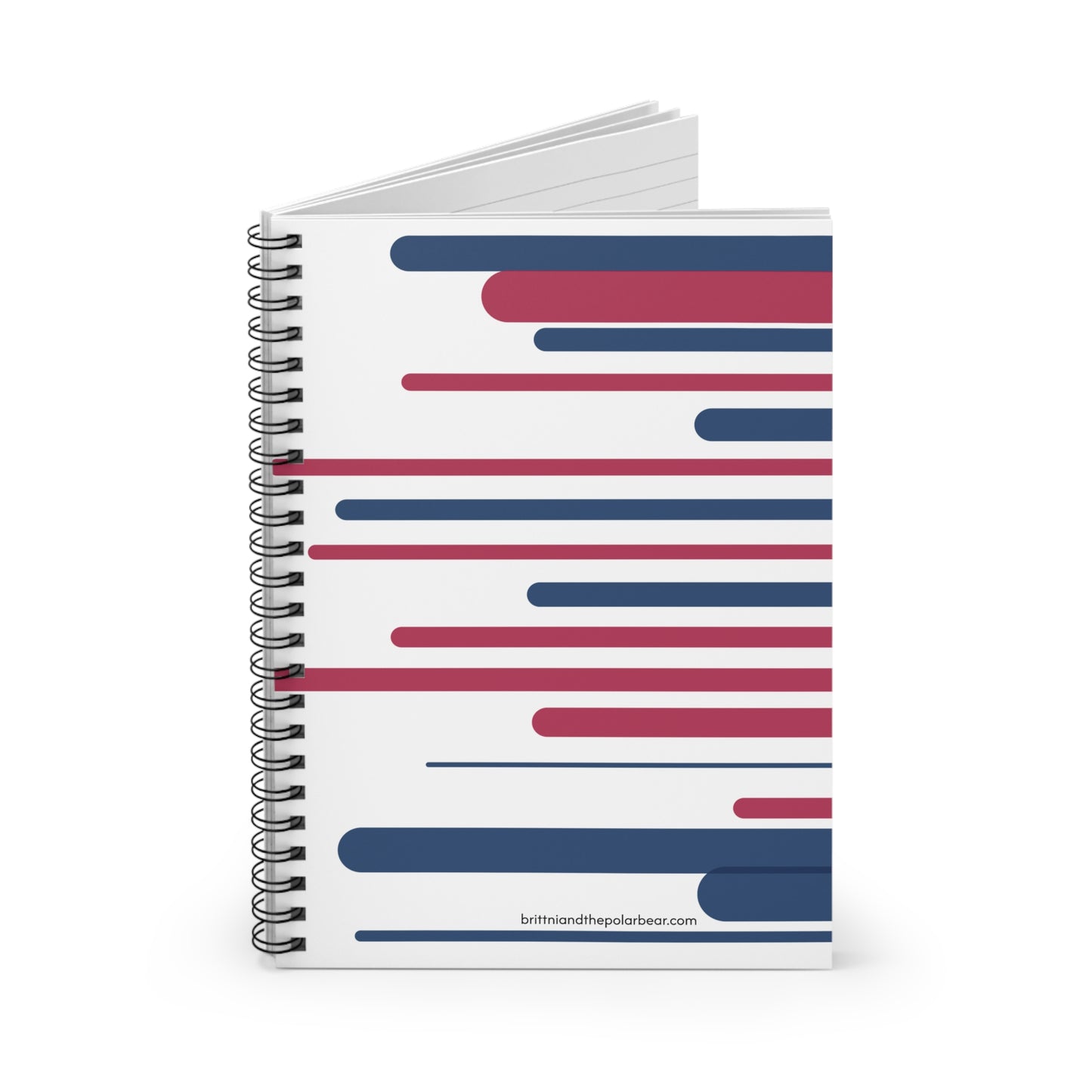 Spiral Notebook with Rule Lined Paper - usa v20.2.5 (Rotated Right)