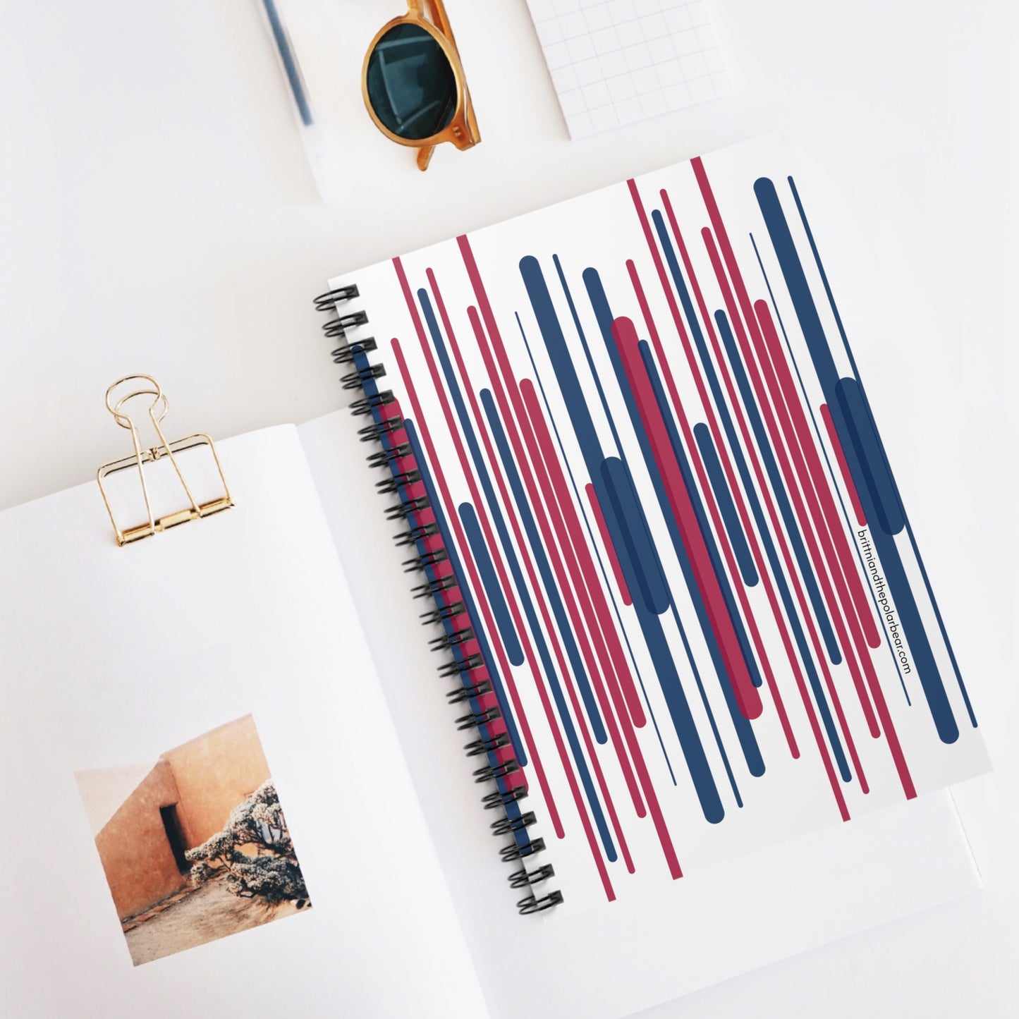 Spiral Notebook with Rule Lined Paper - usa v20.2.5 (Pattern 1)