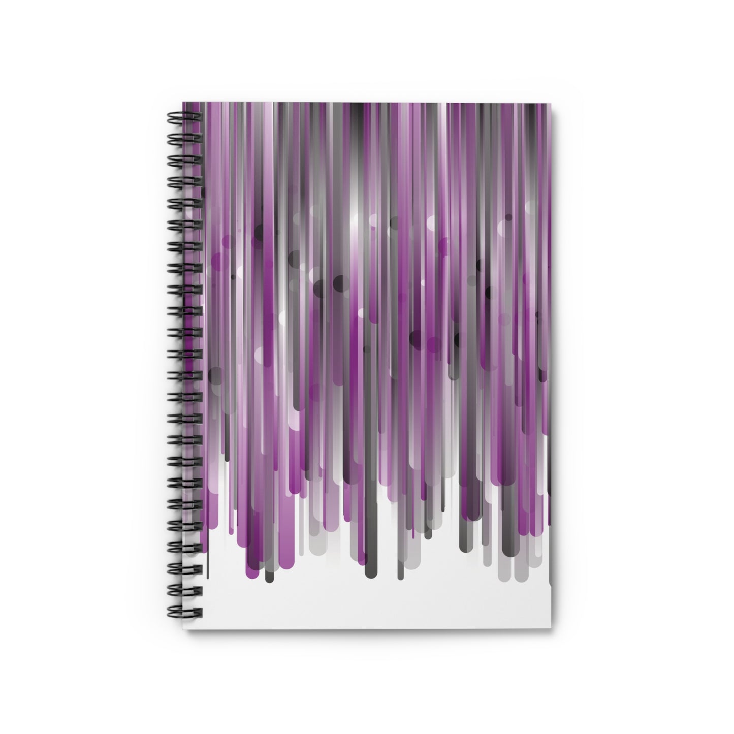 Spiral Notebook with Rule Lined Paper - city skyline