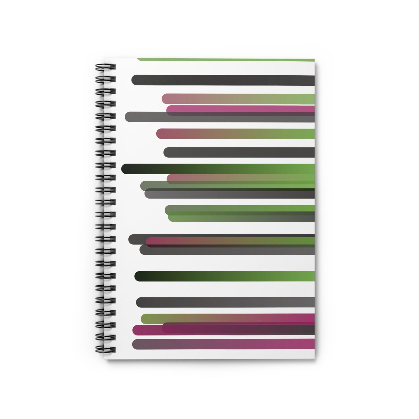 Spiral Notebook with Rule Lined Paper - i hope you're happy - Rotated Right