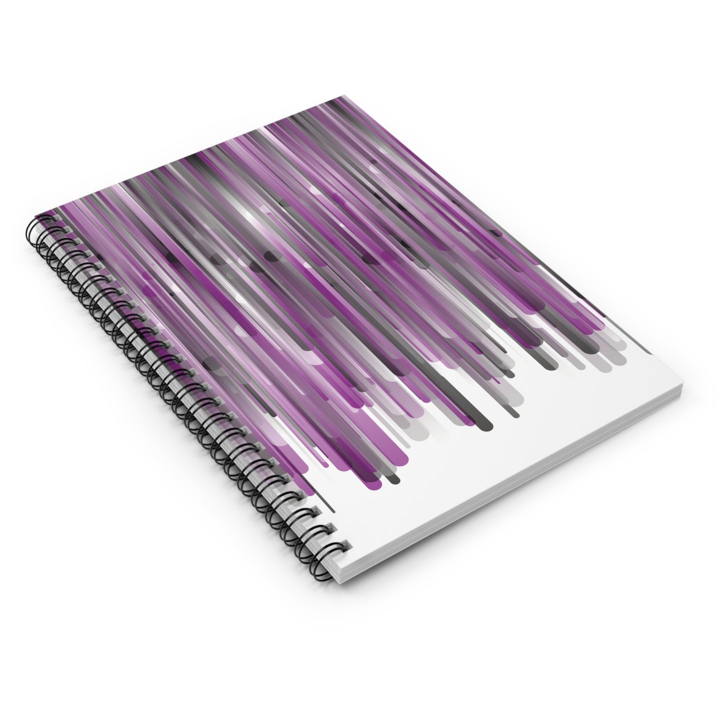 Spiral Notebook with Rule Lined Paper - city skyline