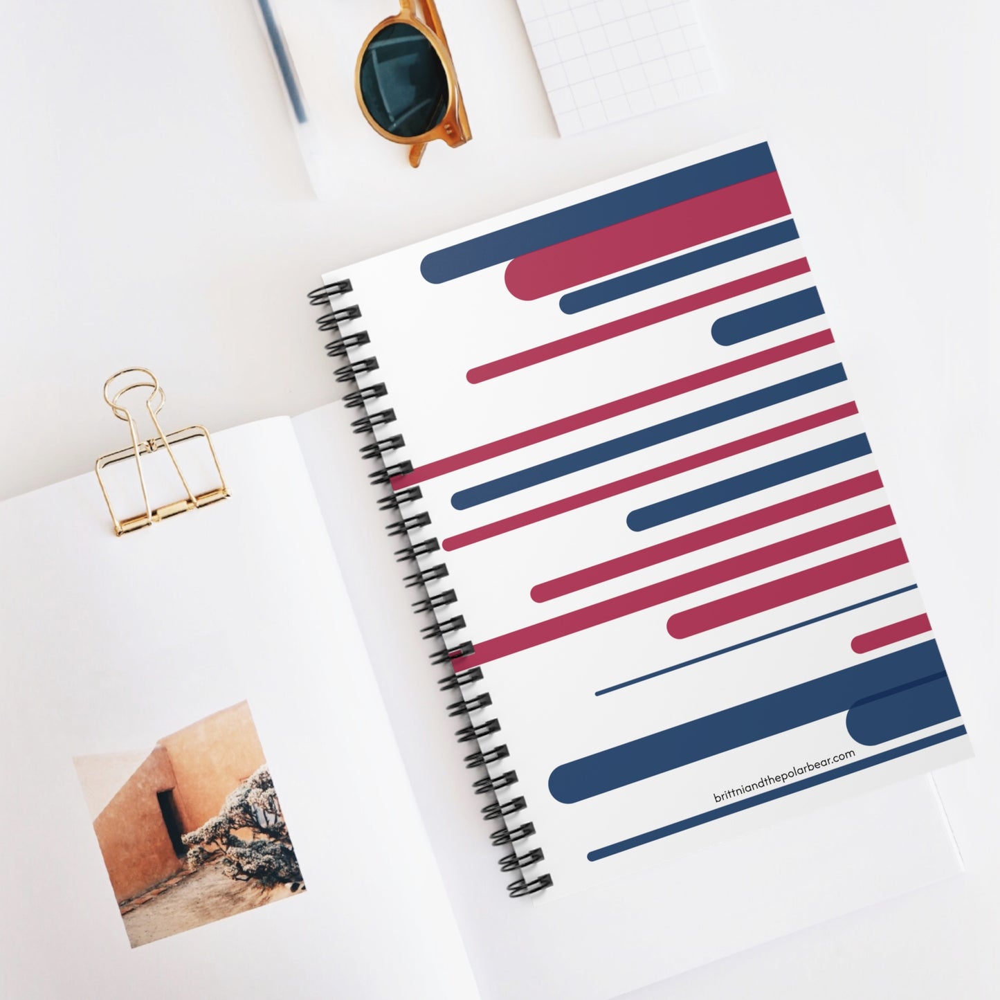 Spiral Notebook with Rule Lined Paper - usa v20.2.5 (Rotated Right)