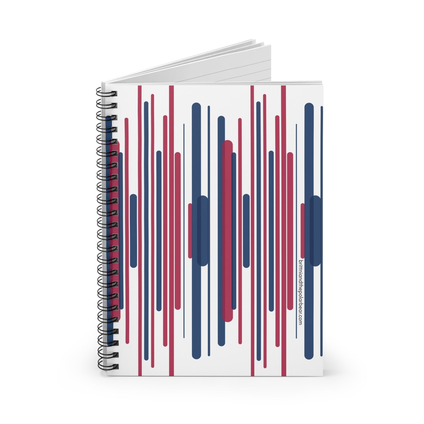 Spiral Notebook with Rule Lined Paper - usa v20.2.5 (Pattern 1)
