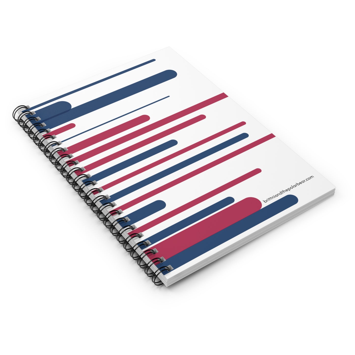 Spiral Notebook with Rule Lined Paper - usa v20.2.5 (Rotated Left)