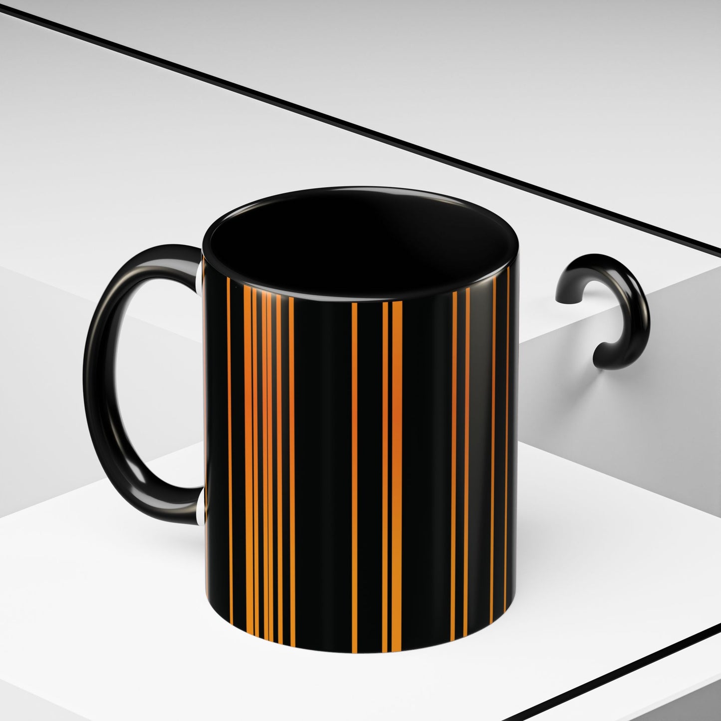 Accent Mug - 11oz - spooky orange