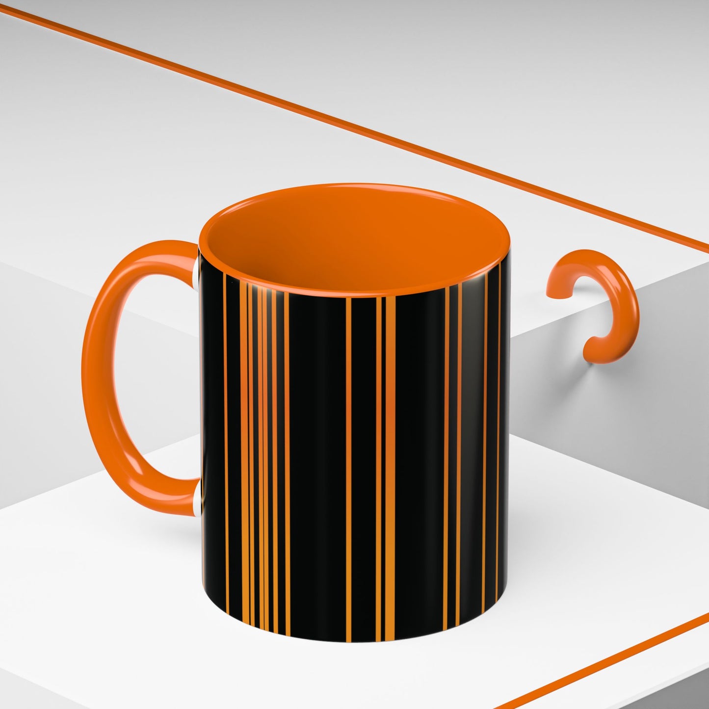 Accent Mug - 11oz - spooky orange