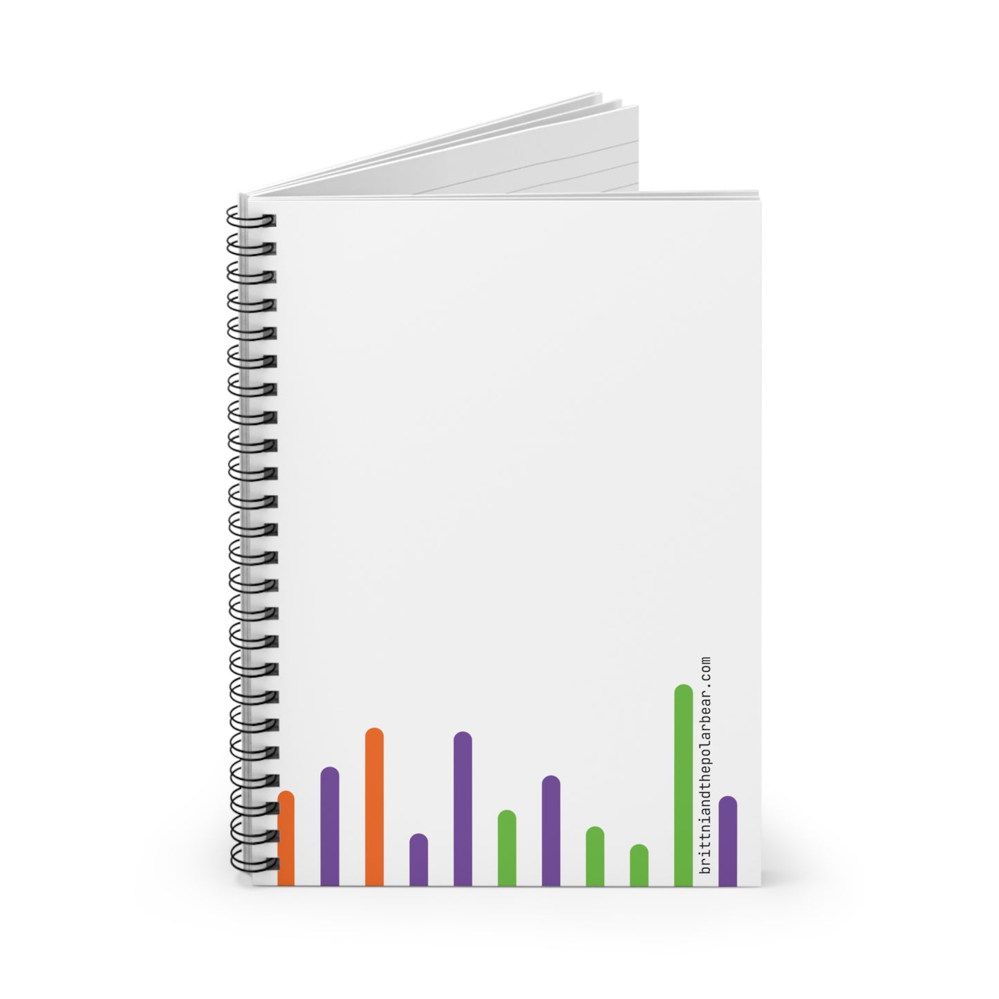 Spiral Notebook with Rule Lined Paper - halloween candy