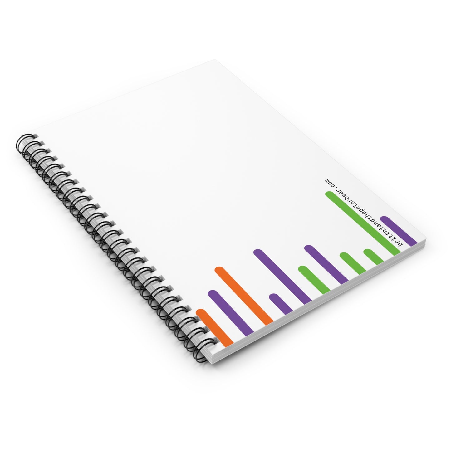 Spiral Notebook with Rule Lined Paper - halloween candy