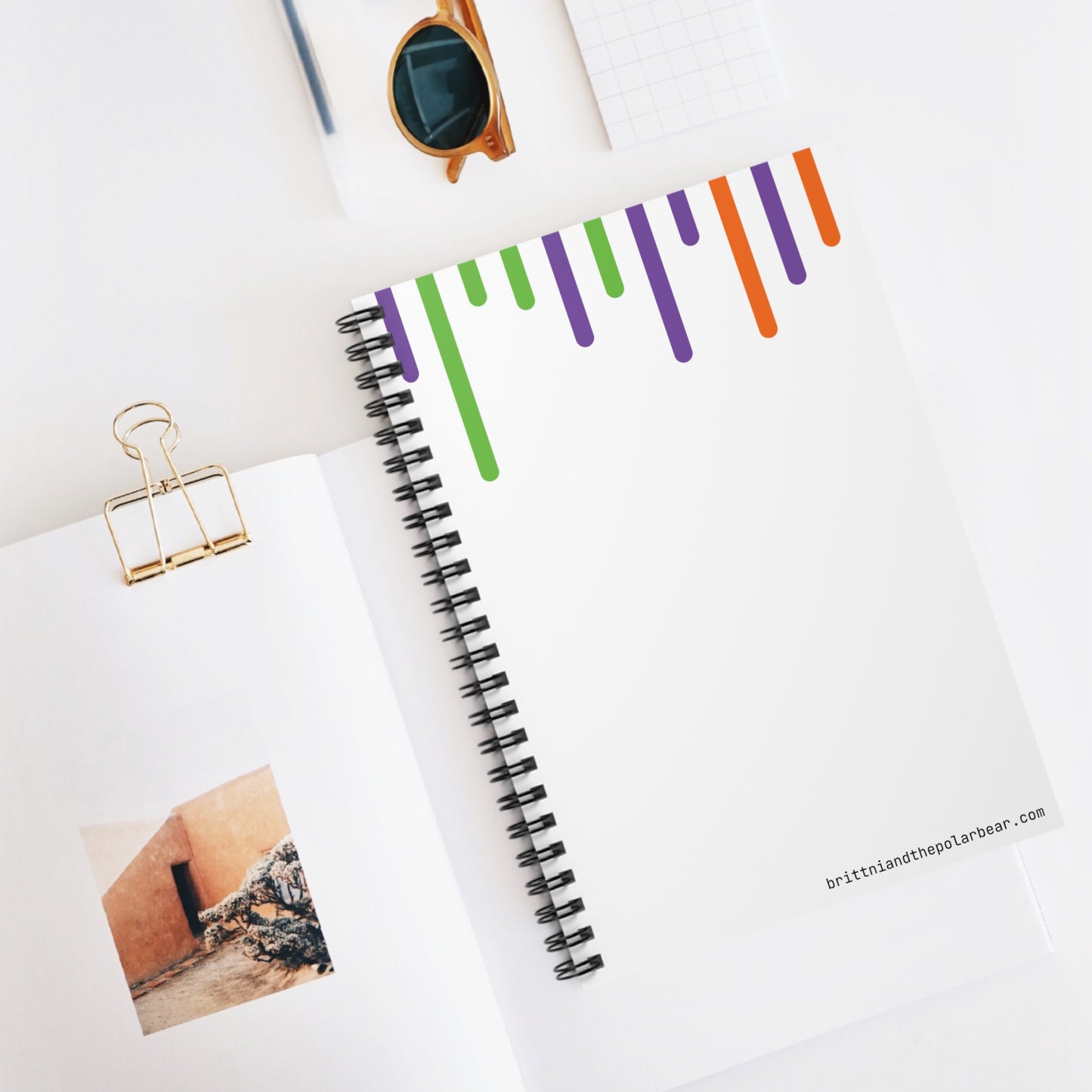 Spiral Notebook with Rule Lined Paper - halloween candy