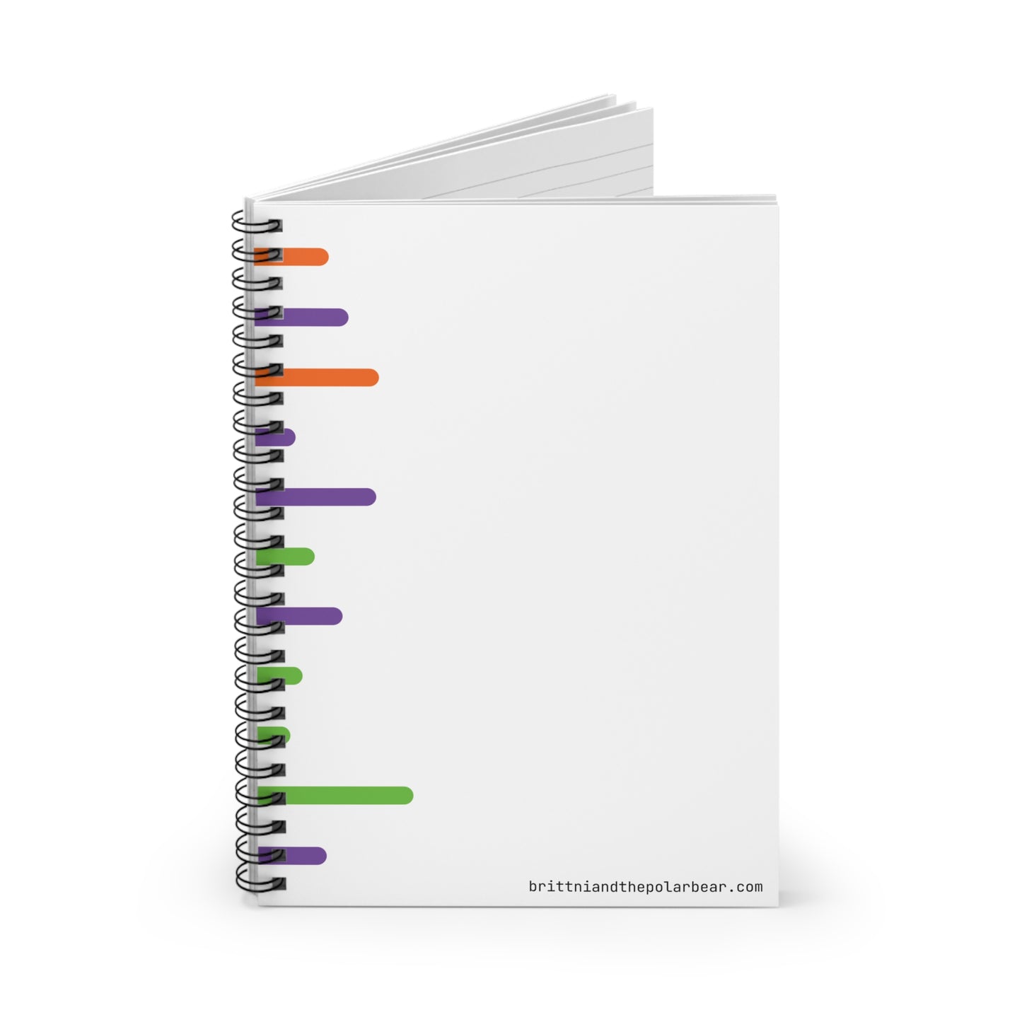 Spiral Notebook with Rule Lined Paper - halloween candy