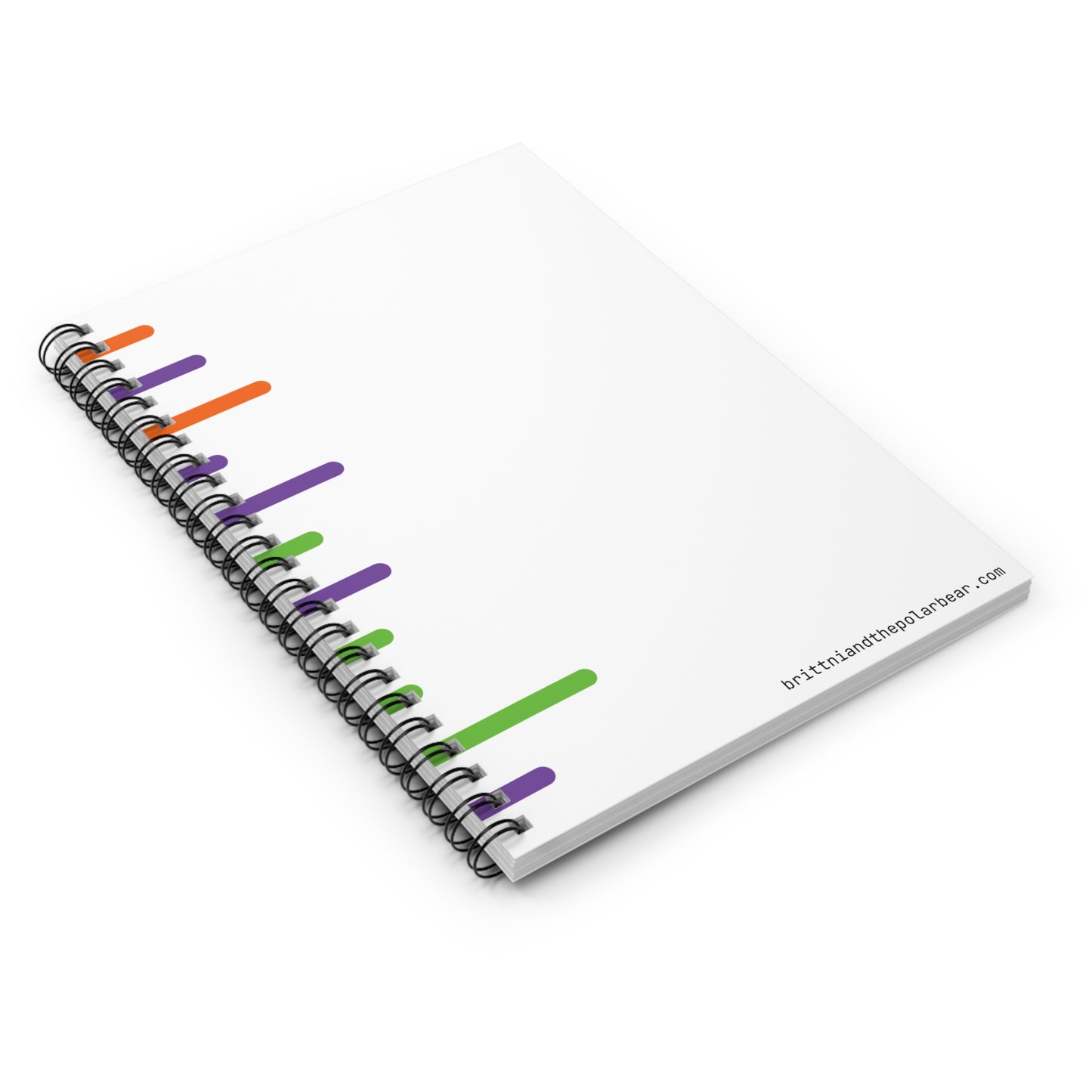 Spiral Notebook with Rule Lined Paper - halloween candy