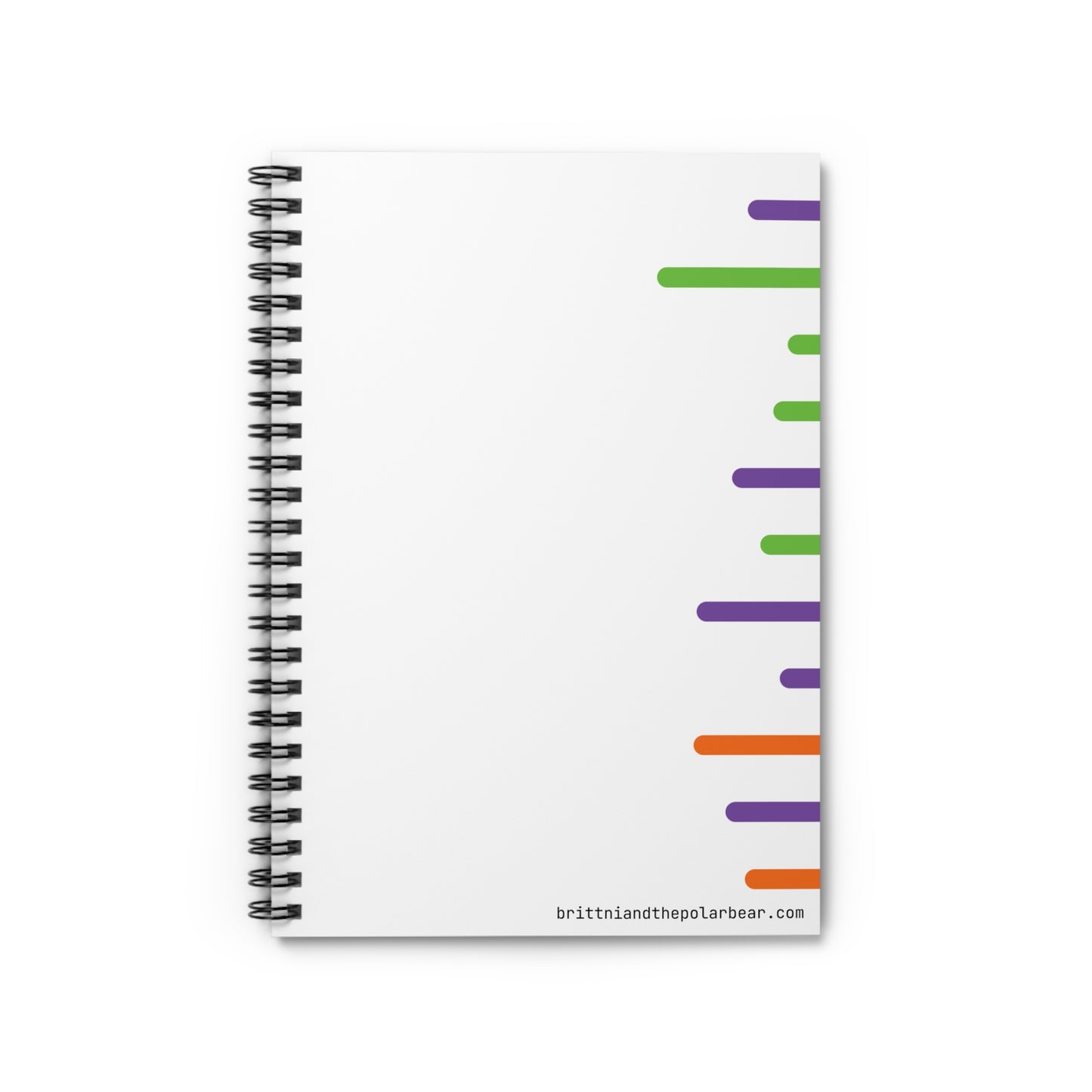 Spiral Notebook with Rule Lined Paper - halloween candy