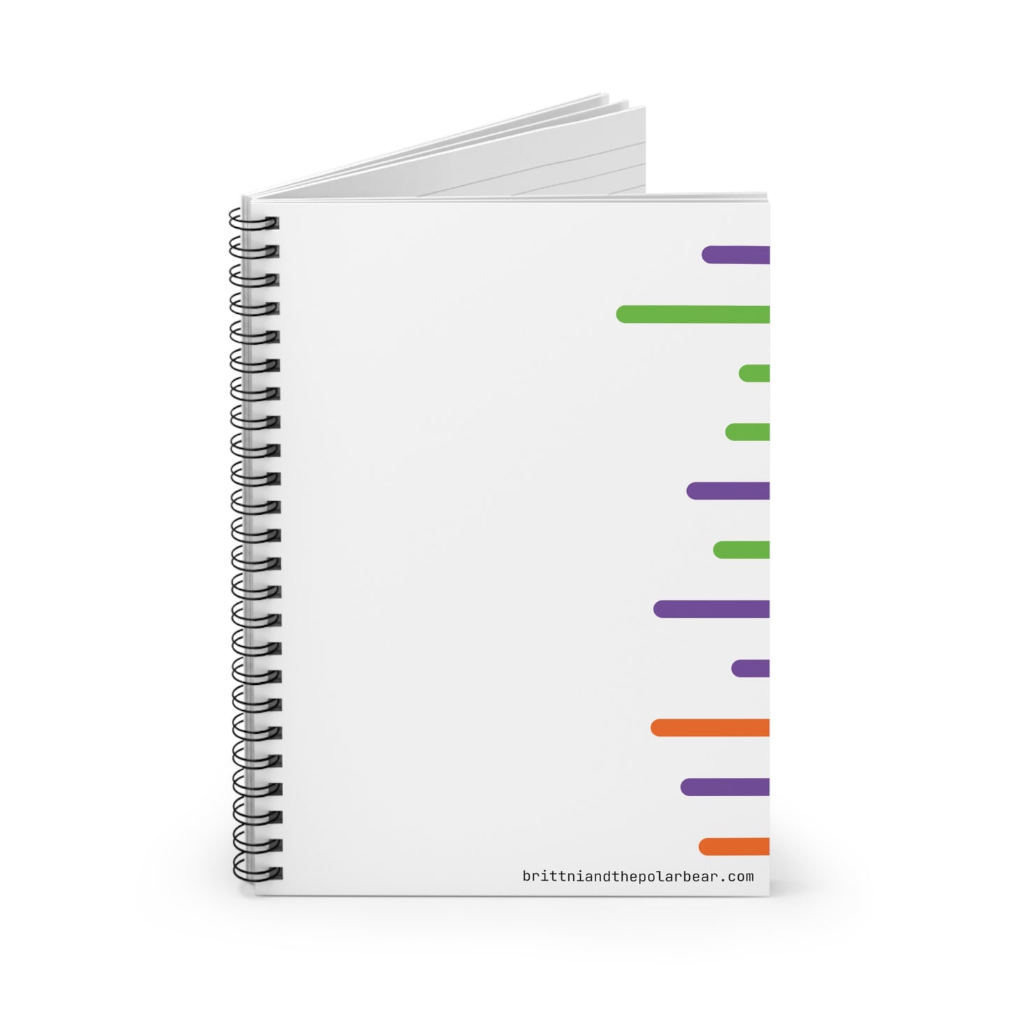 Spiral Notebook with Rule Lined Paper - halloween candy