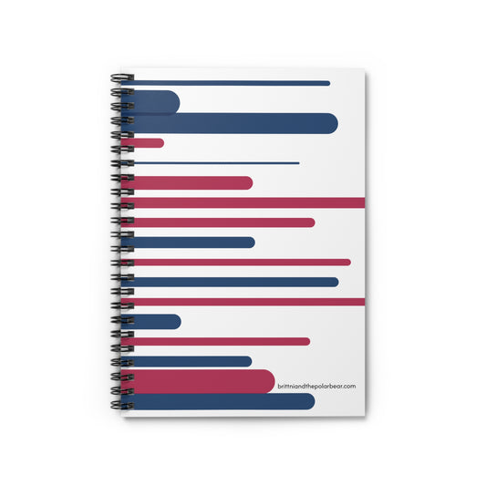 Spiral Notebook with Rule Lined Paper - usa v20.2.5 (Rotated Left)