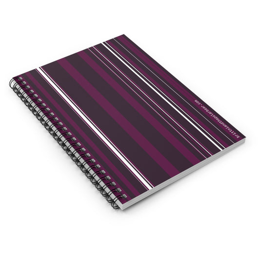 Spiral Notebook with Rule Lined Paper - grapevine v20.2.5