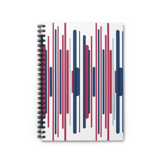 Spiral Notebook with Rule Lined Paper - usa v20.2.5 (Pattern 1)