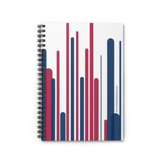 Spiral Notebook with Rule Lined Paper - usa v20.2.5 (Inverted)