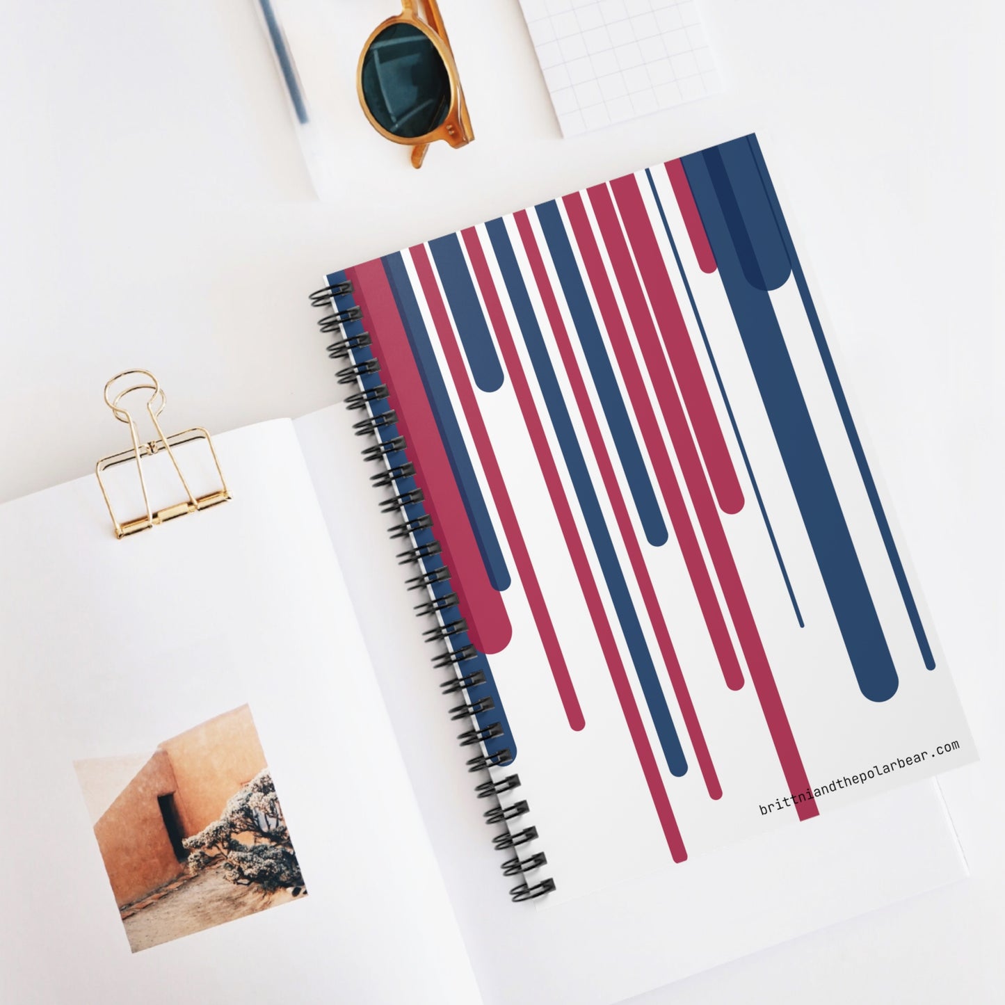 Spiral Notebook with Rule Lined Paper - usa v20.2.5