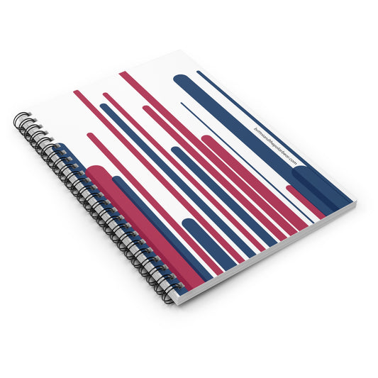 Spiral Notebook with Rule Lined Paper - usa v20.2.5 (Inverted)