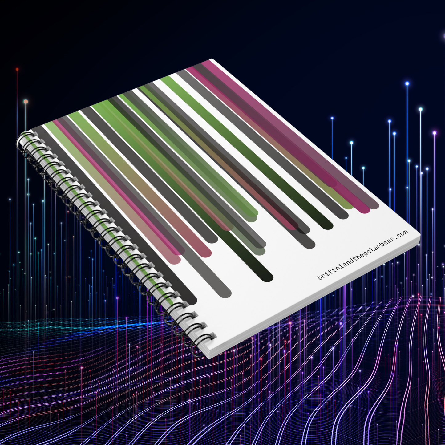 Spiral Notebook with Rule Lined Paper - i hope you're happy