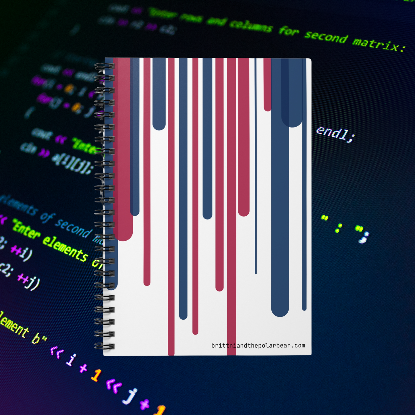 Spiral Notebook with Rule Lined Paper - usa v20.2.5