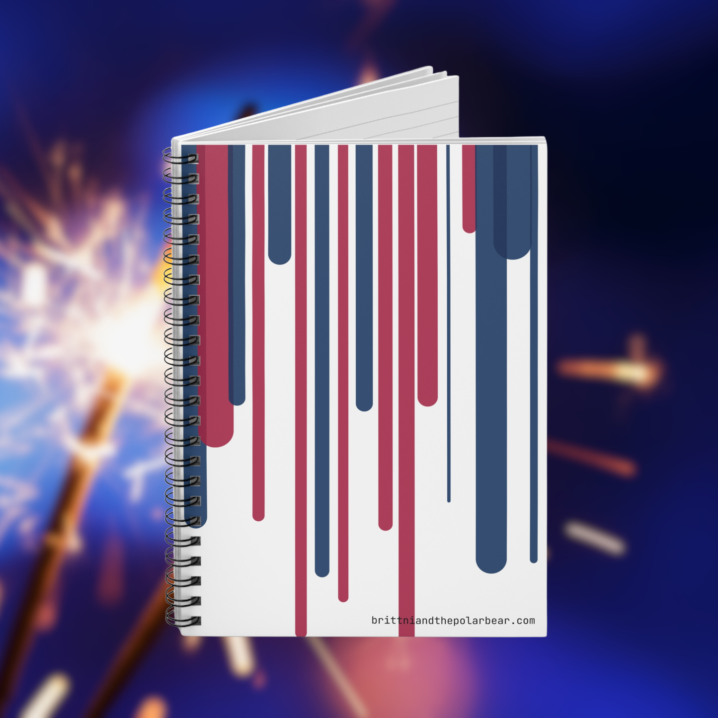 Spiral Notebook with Rule Lined Paper - usa v20.2.5