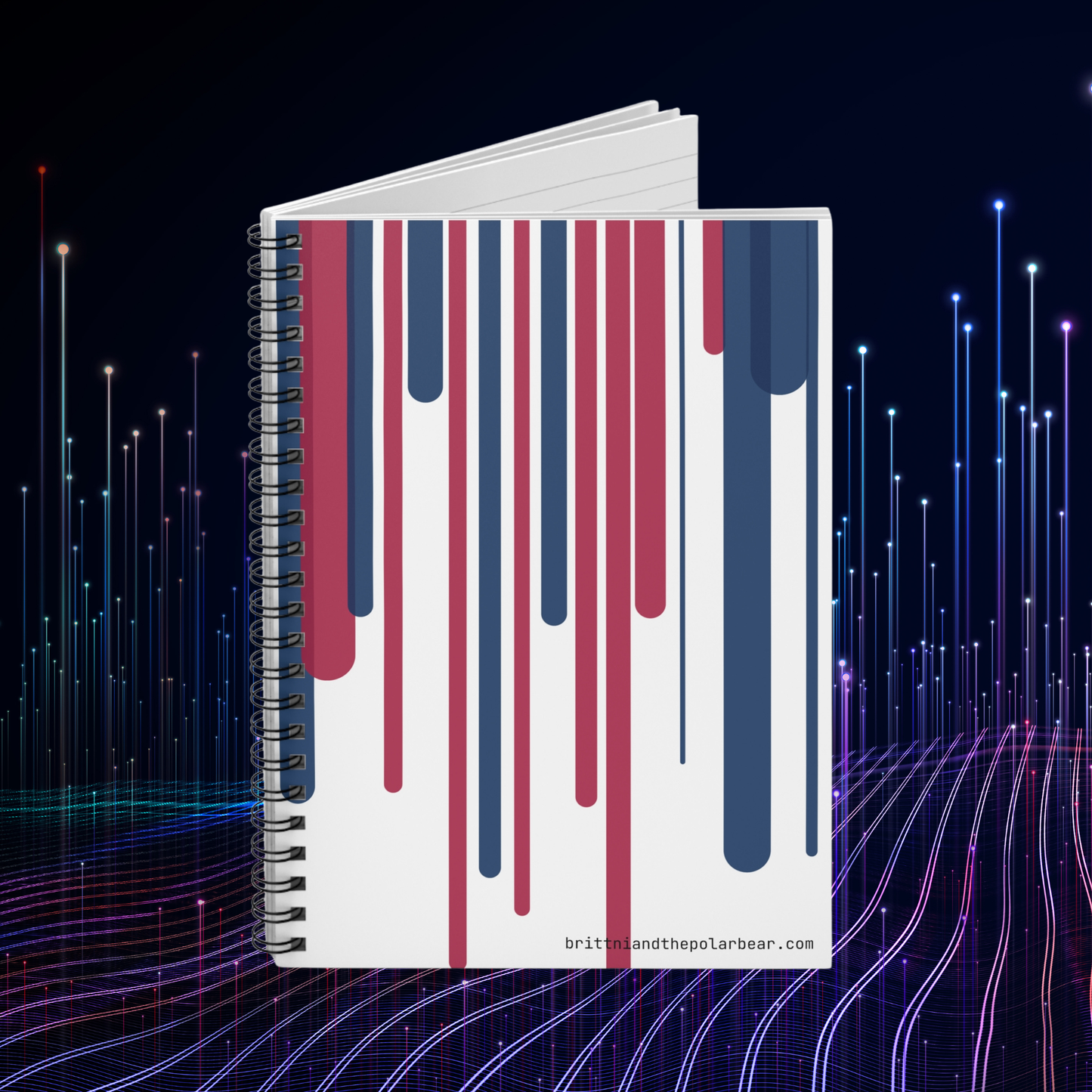 Spiral Notebook with Rule Lined Paper - usa v20.2.5