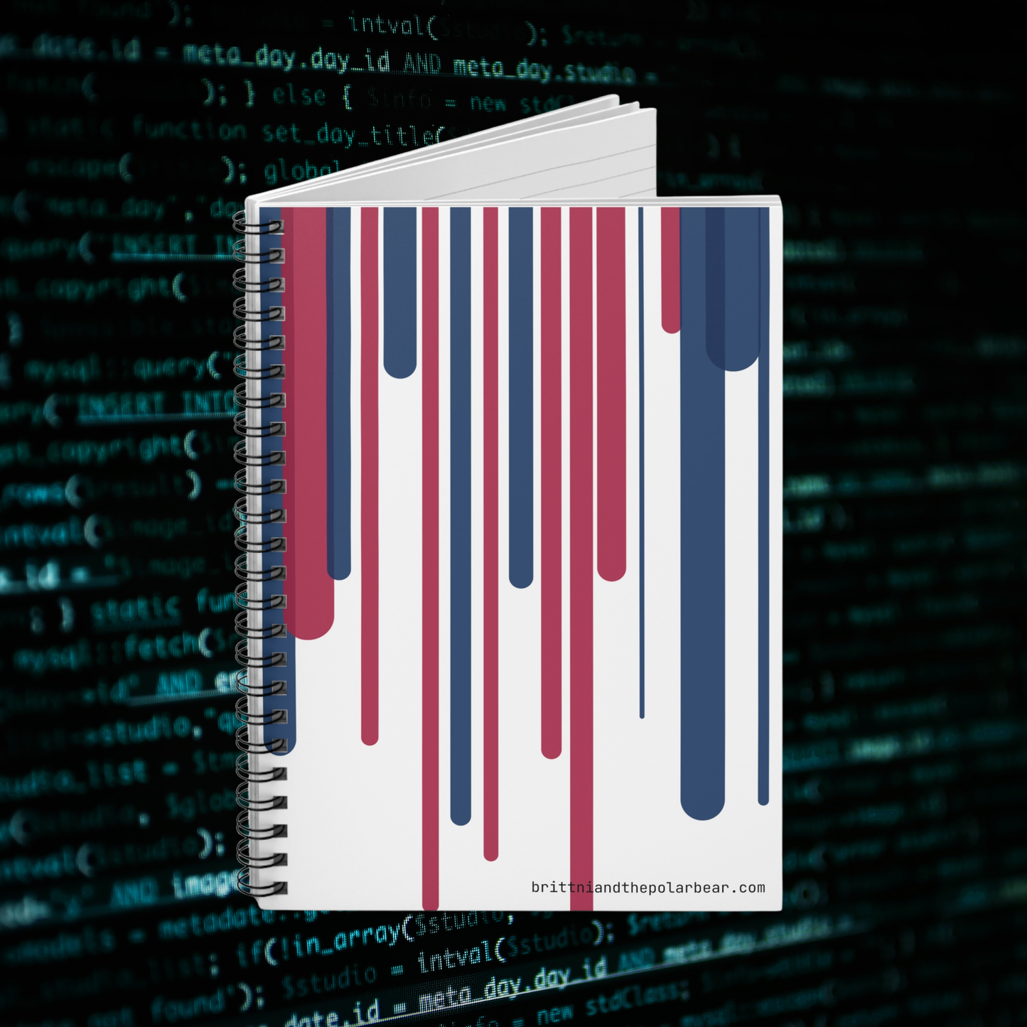 Spiral Notebook with Rule Lined Paper - usa v20.2.5