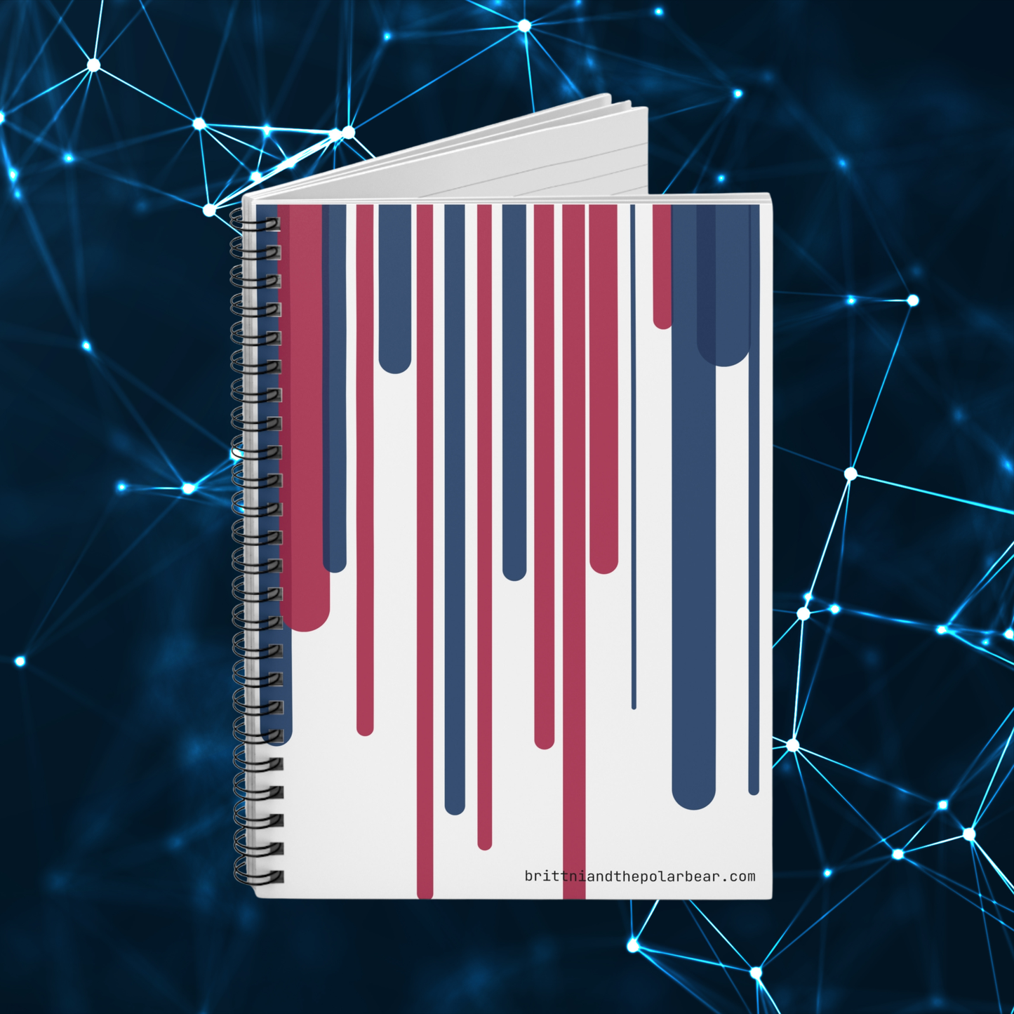 Spiral Notebook with Rule Lined Paper - usa v20.2.5