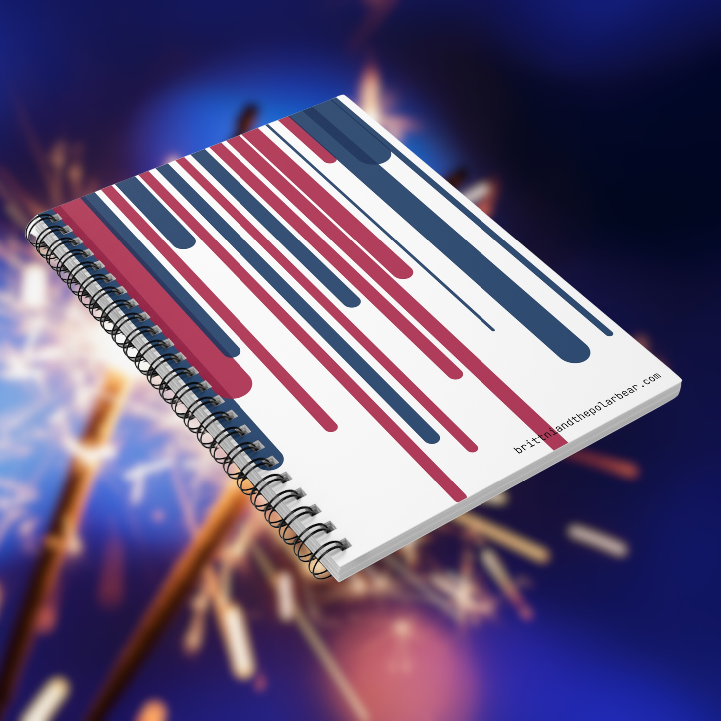 Spiral Notebook with Rule Lined Paper - usa v20.2.5
