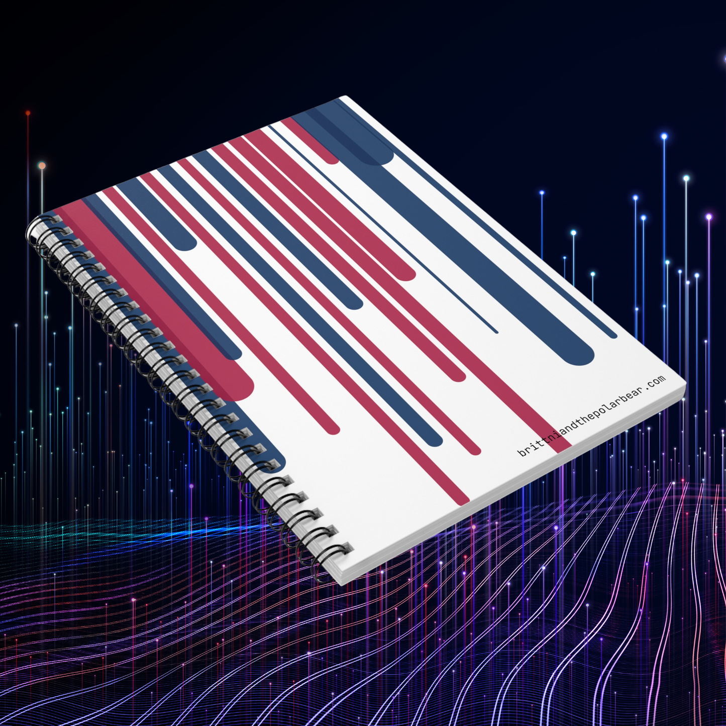 Spiral Notebook with Rule Lined Paper - usa v20.2.5