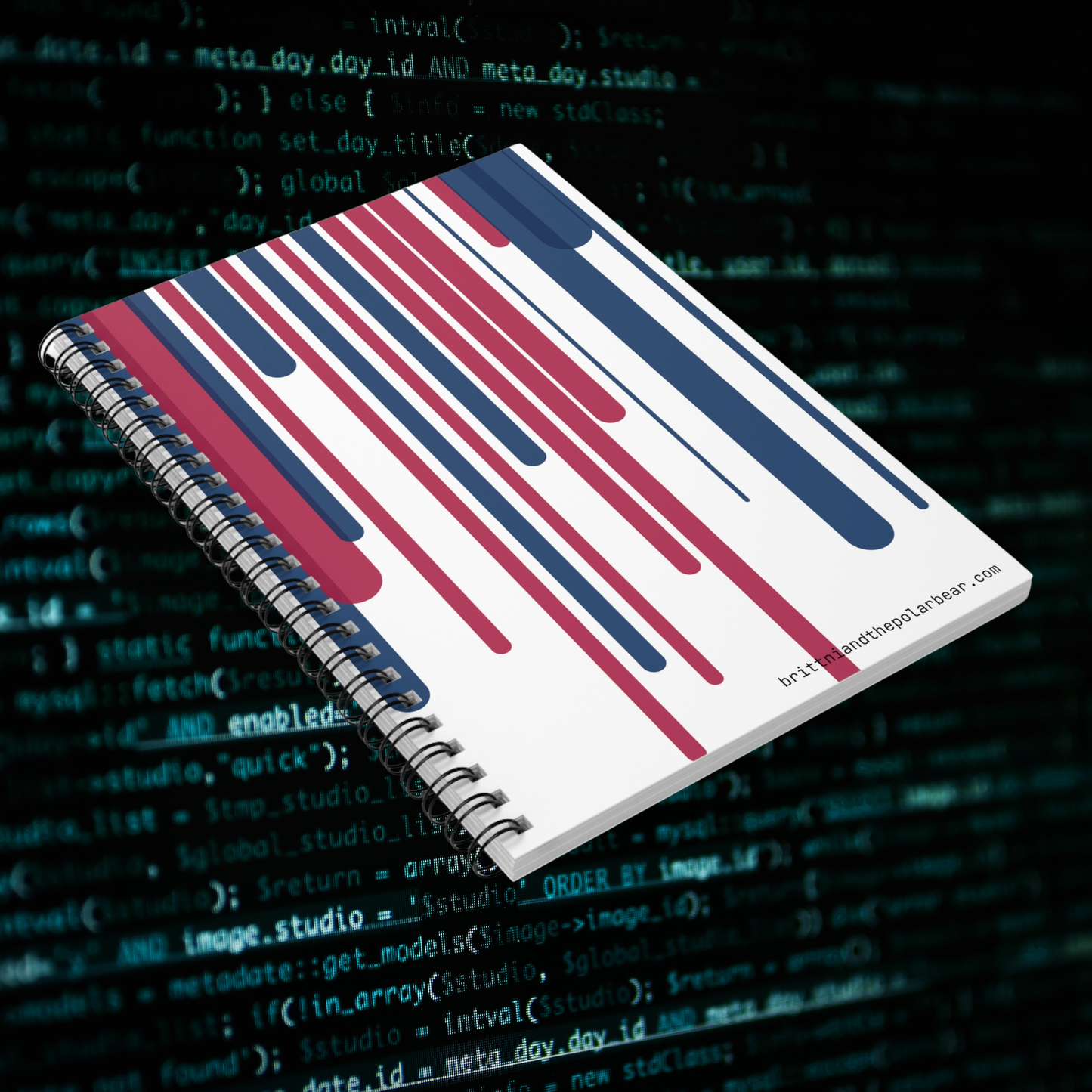 Spiral Notebook with Rule Lined Paper - usa v20.2.5