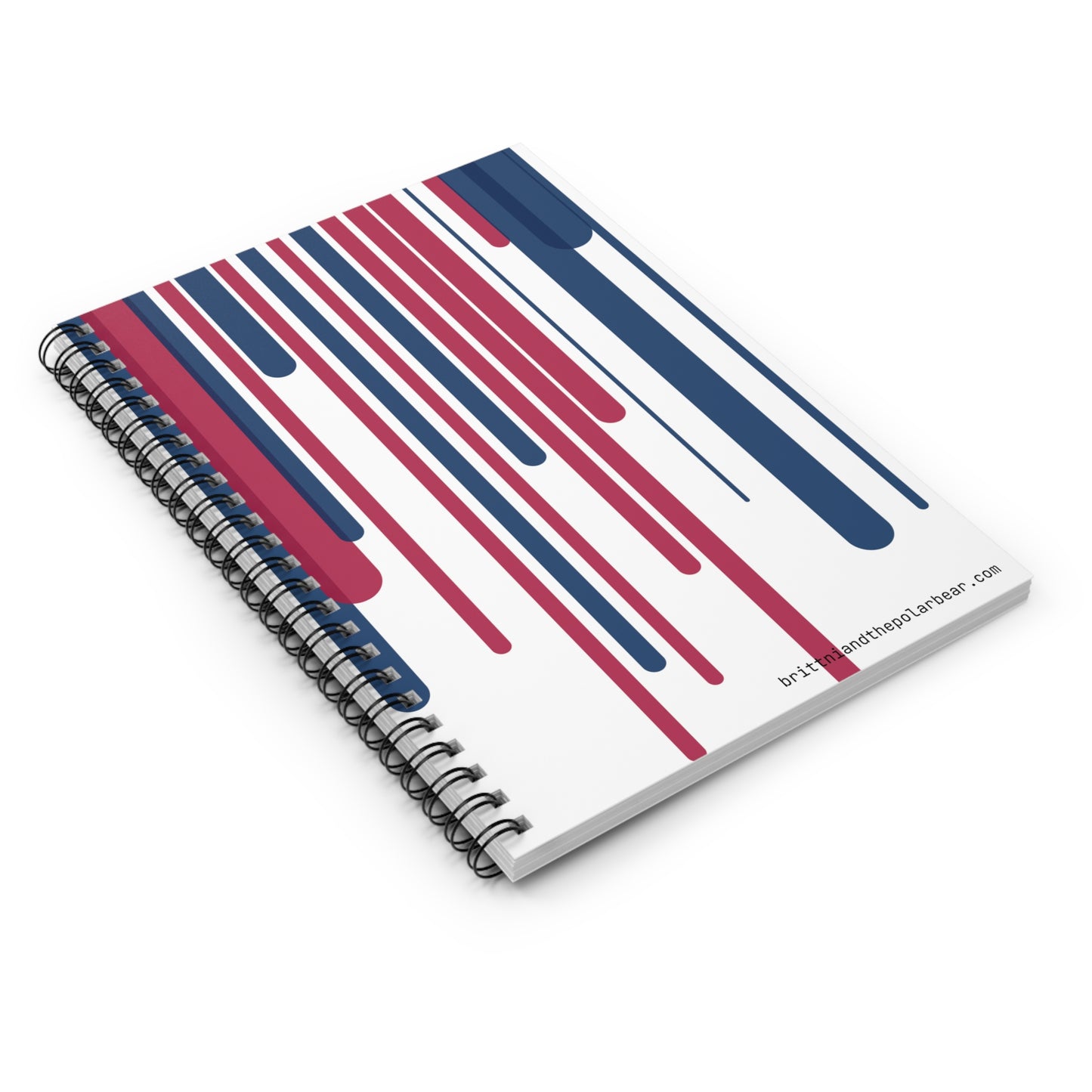 Spiral Notebook with Rule Lined Paper - usa v20.2.5