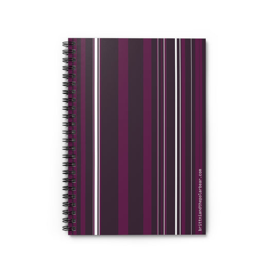 Spiral Notebook with Rule Lined Paper - grapevine v20.2.5