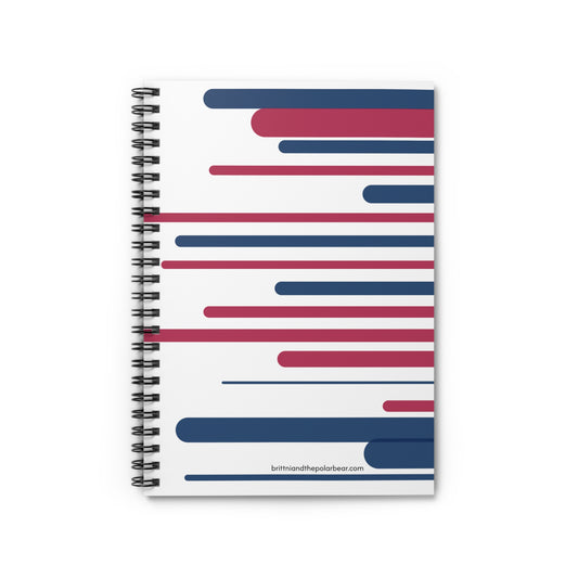 Spiral Notebook with Rule Lined Paper - usa v20.2.5 (Rotated Right)