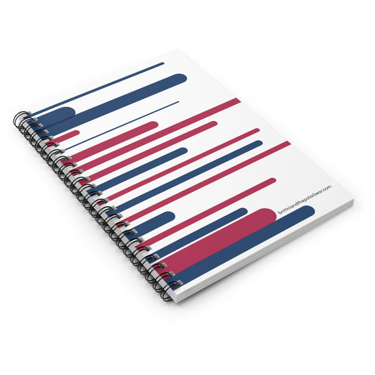Spiral Notebook with Rule Lined Paper - usa v20.2.5 (Rotated Left)